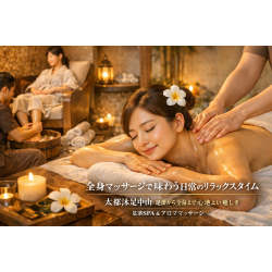 全身按摩帶來的日常放鬆時光