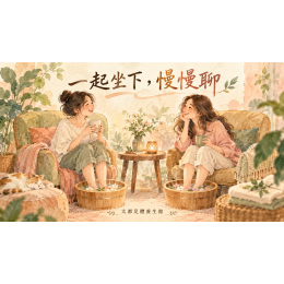 中山區雙人腳底按摩：下一次見面，換一種相聚方式
