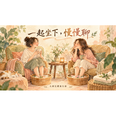 中山區雙人腳底按摩：下一次見面，換一種相聚方式